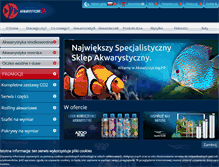 Tablet Screenshot of akwarystyczny24.pl